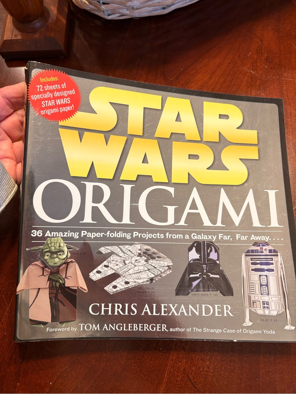 Star Wars Origami Book - Yellow & Black Cover